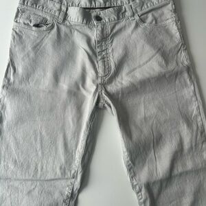 Men's Zegna light grey Linen